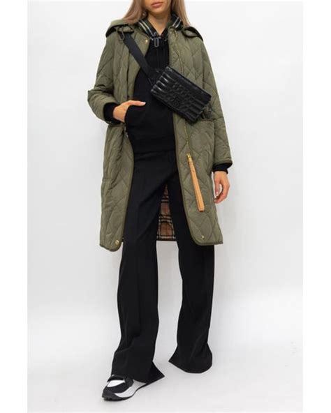 burberry green fur coat|burberry quilted coat nordstrom.